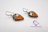 Maligano Jasper Pear Dangle Earrings