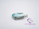 Unique Shaped Larimar Pendant