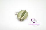 Wide Oval Serpentine Pendant