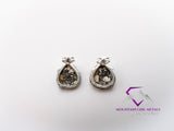 Pear Maligano Jasper Stud Earrings