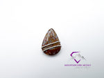 Pear Plume Agate Pendant