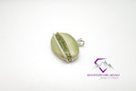 Wide Oval Serpentine Pendant
