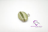 Wide Oval Serpentine Pendant