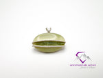 Wide Oval Serpentine Pendant