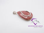 Pear Rhodonite Pendant