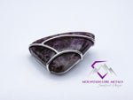 Right Angle Charoite Pendant