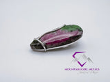 Teardrop Ruby Zoisite Pendant