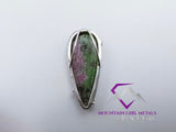 Teardrop Ruby Zoisite Pendant