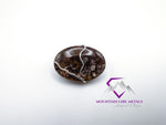 Oval Plume Agate Pendant Handmade