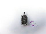 Rectangular Eudialyte Pendant