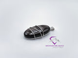Upright Oval Hypersthene Pendant