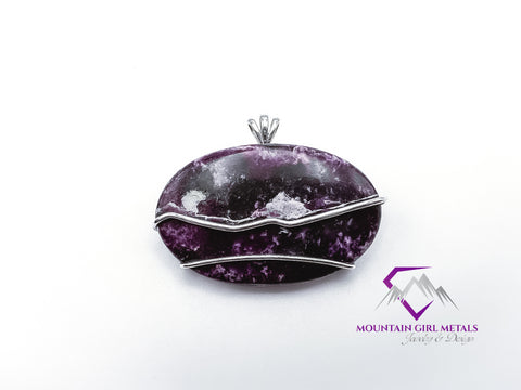 Oval Kammererite Pendant