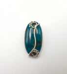 Pawprint (2) Apatite Oval Pendant