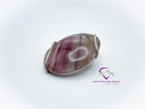 Oval Banded Fluorite Pendant