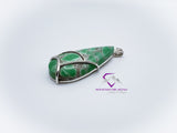 Pear Variscite Pendant
