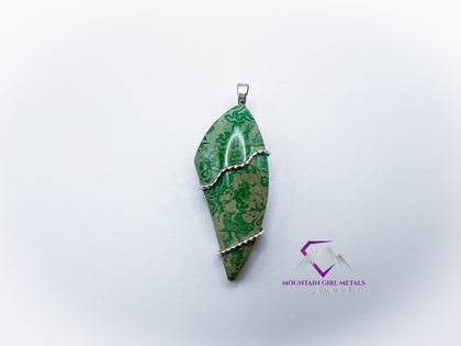 Freeform Variscite Pendant