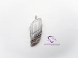Freeform Purple Passion Agate Pendant