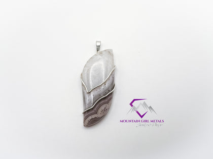Freeform Purple Passion Agate Pendant
