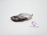 Freeform Purple Passion Agate Pendant