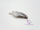 Freeform Purple Passion Agate Pendant