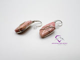Rhodochrosite Dangle Earrings