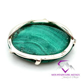 Oval Malachite Pendant Cloud